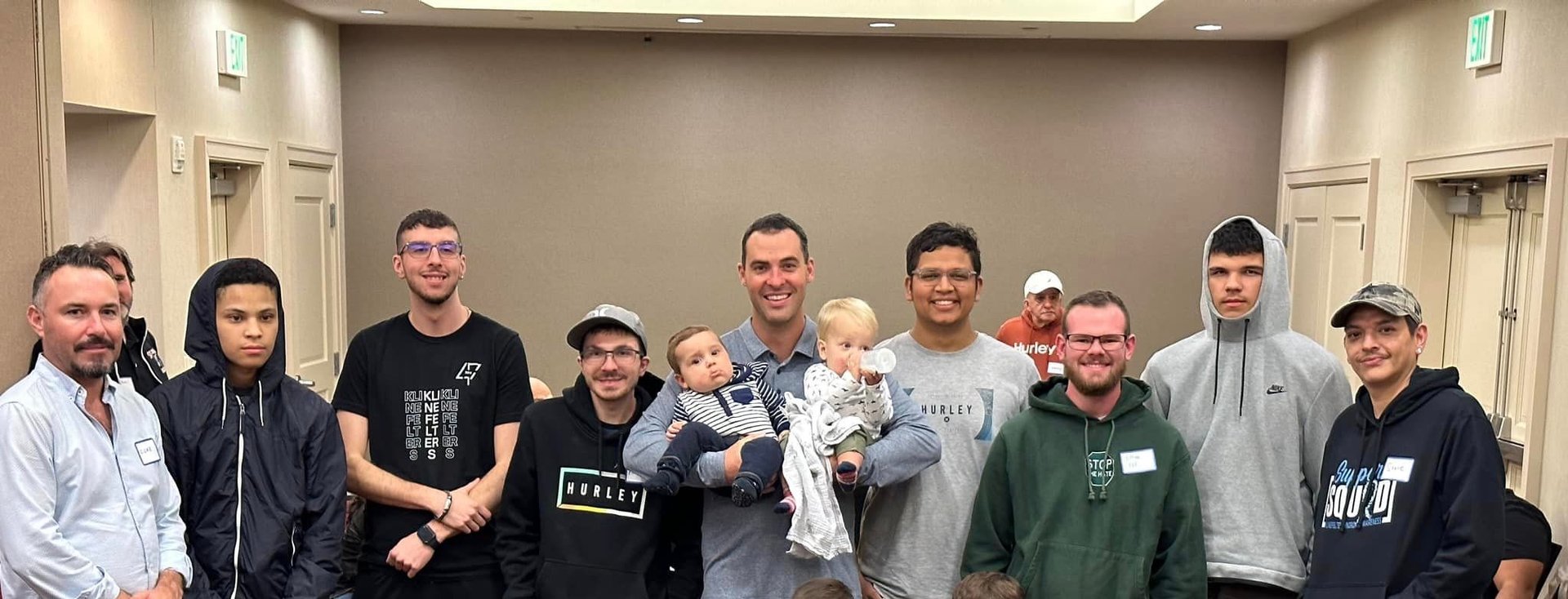 Group of men with XXY